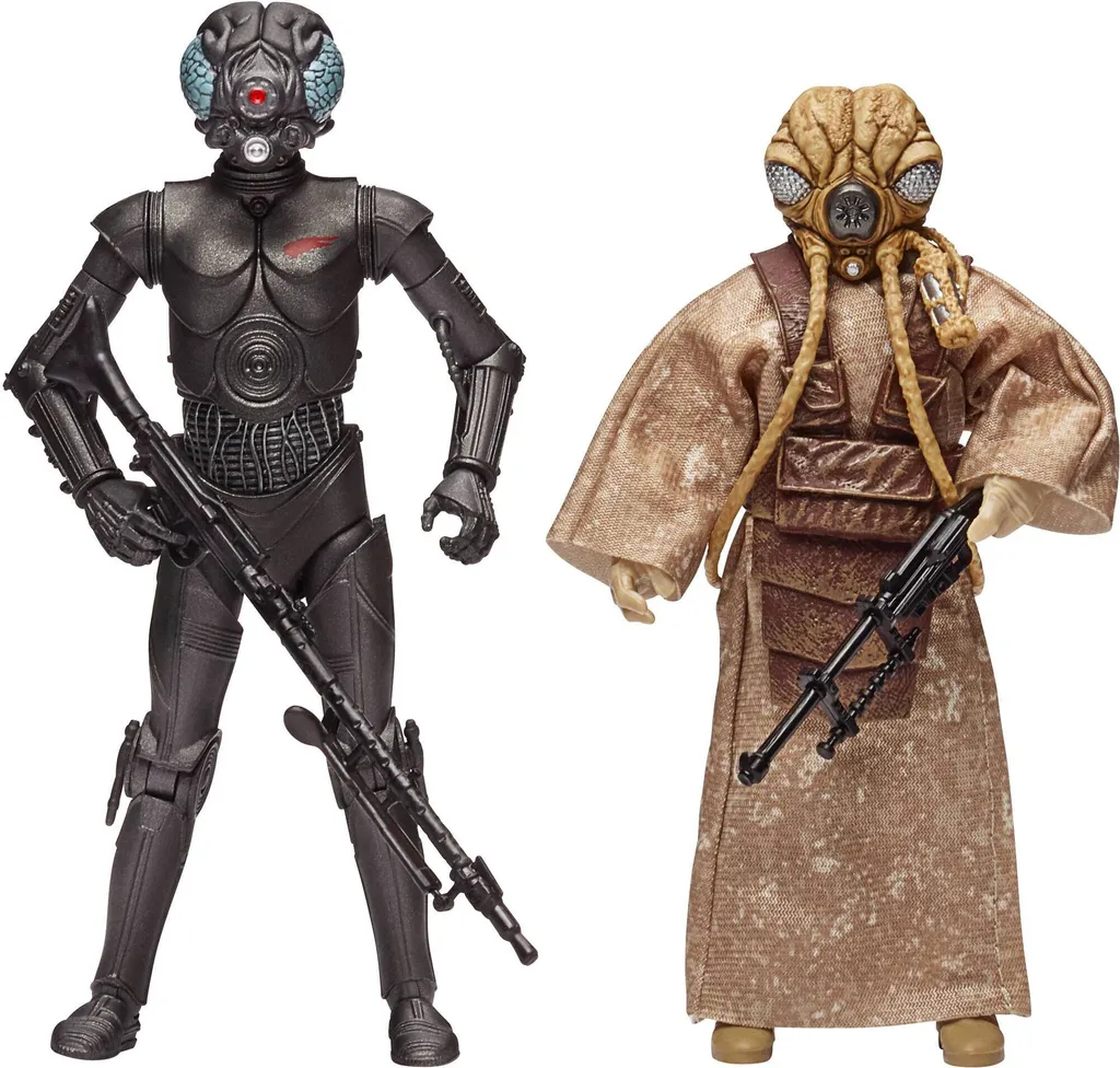 Duo Star Wars 4-LOM & Zuckuss 15 cm : Pack Complet Chasseurs de Prime