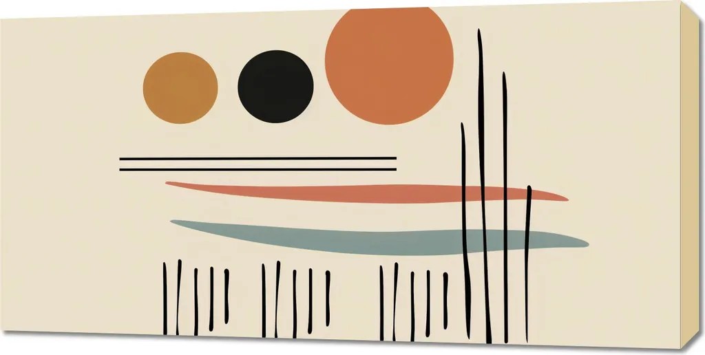 Tableau Image 100 x 50 cm Illusion de l'horizon déco panoramique moderne