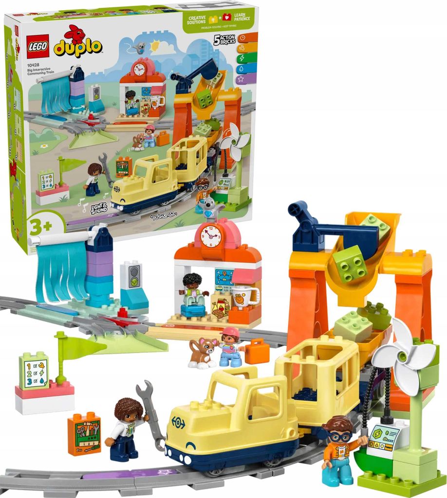 LEGO DUPLO Velký interaktivní komunitní vláček, Sada na Obrázek produktu 