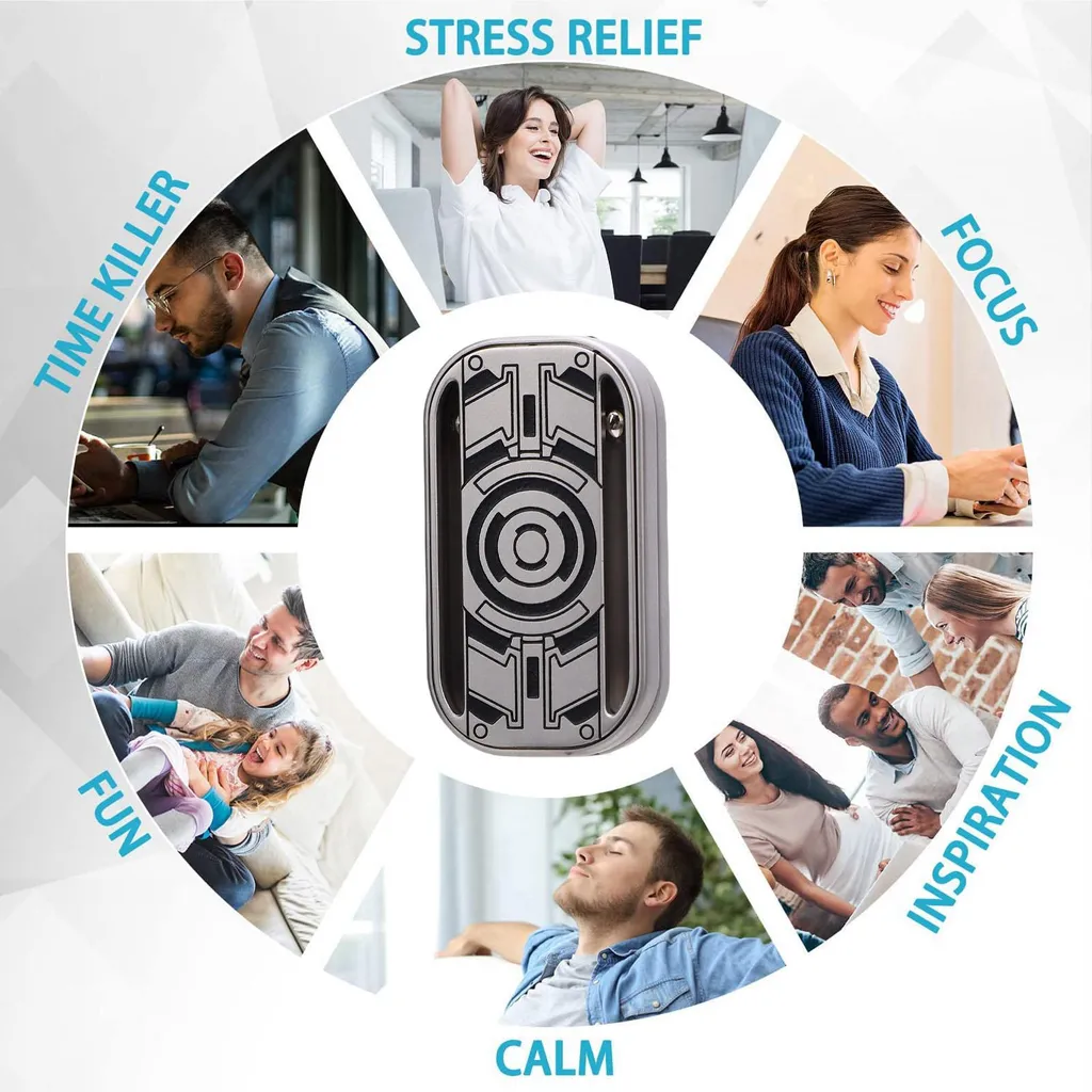 Curseur de décompression en acier inoxydable pour méditation active - 5
