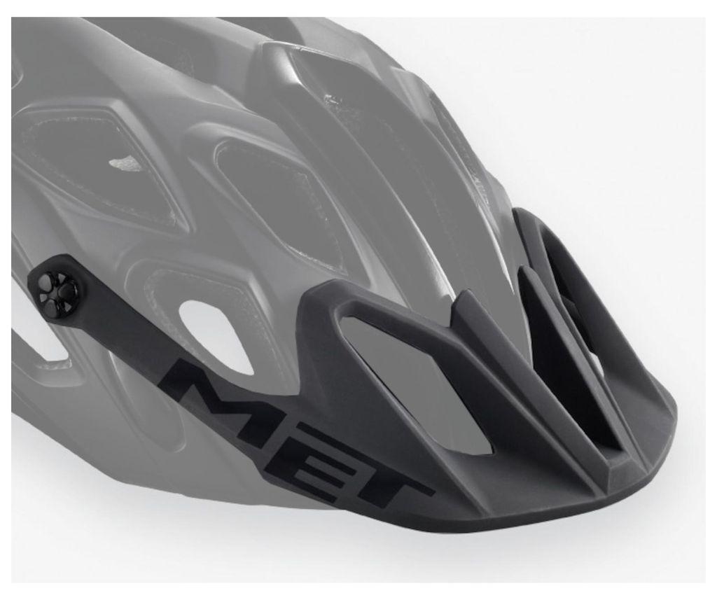 MET Lupo Visier, black, matt