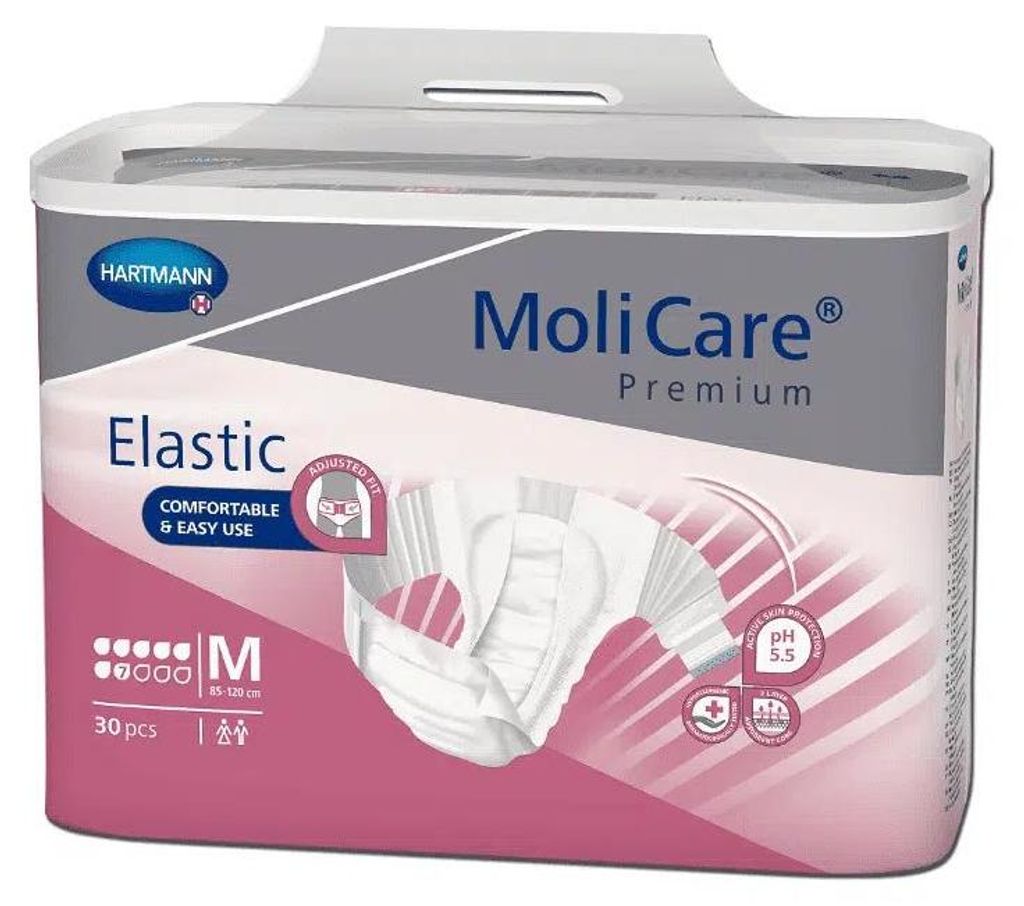 MoliCare® Premium Elastic 7 Tropfen - L 3 x 30 Stück Produktbild 