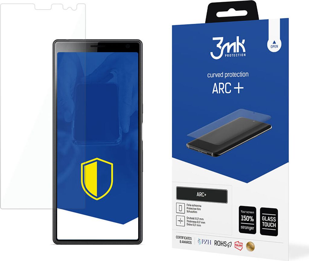 3mk Display Schutzfolie ARC+ für Sony Xperia 10 Plus 0,17mm Self-Heal
