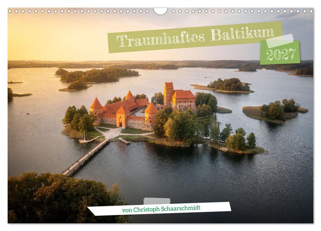 Traumhaftes Baltikum (Wandkalender 2027 DIN A3 quer), CALVENDO Monatskalender