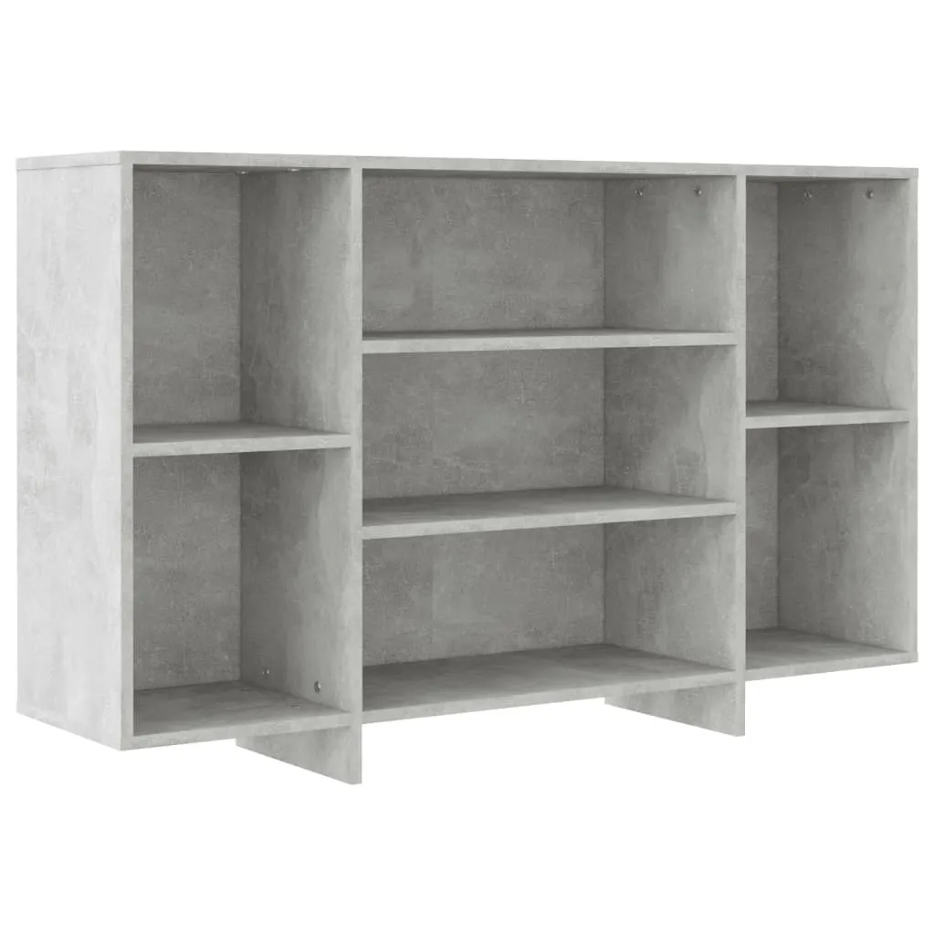 SYFAX™ Credenza Grigio Cemento 120x30x75 - Organizza la tua Casa con Stile