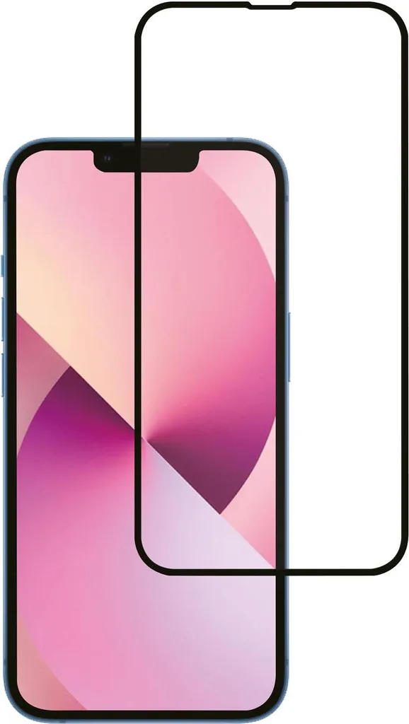 Protezione Schermo iPhone 13 mini Bordo Nero - Vetro Antigraffio 9H