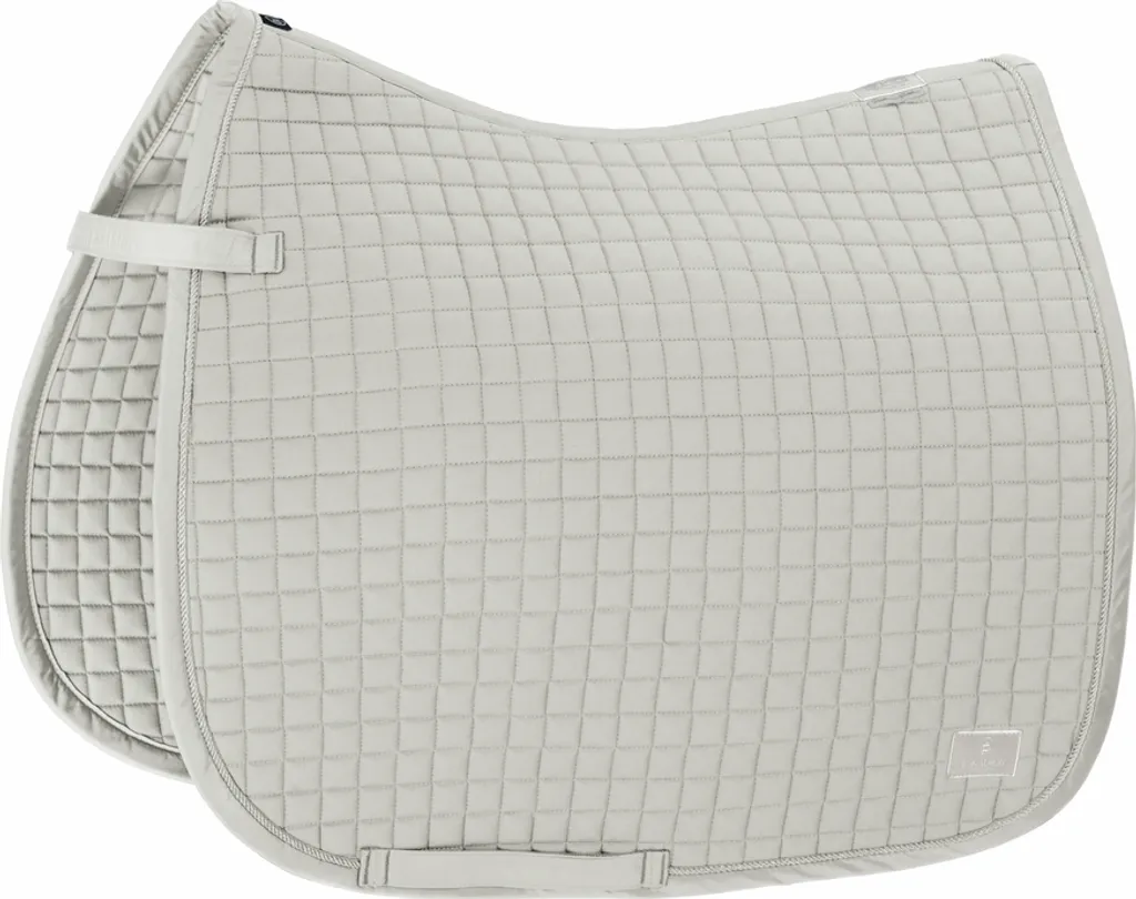 Tapis de selle Eskadron Coton VS Platinum Gris Perle Équitation Mixte