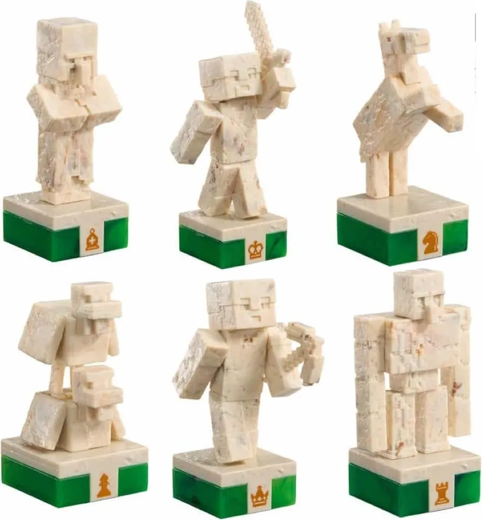 Jeu d'échecs Minecraft Héros du Monde Supérieur vs Mobs Hostiles - 12