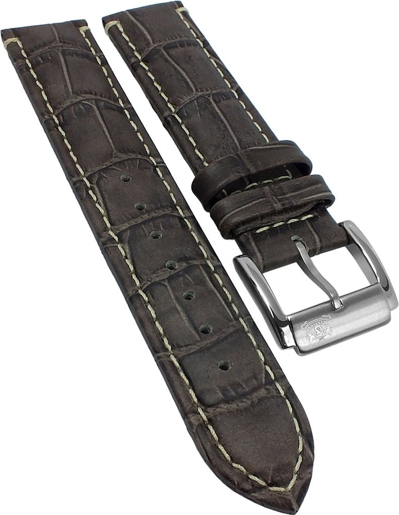 Festina > Uhrenarmband 18mm braun Krokoprägung Leder Produktbild 