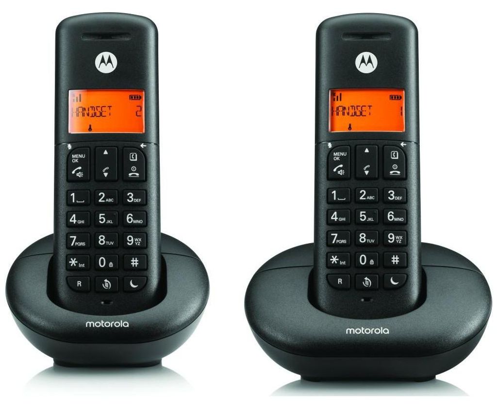 Telefon stacjonarny bezprzewodowy zestaw 2 szt. Motorola Zdjęcie produktu 