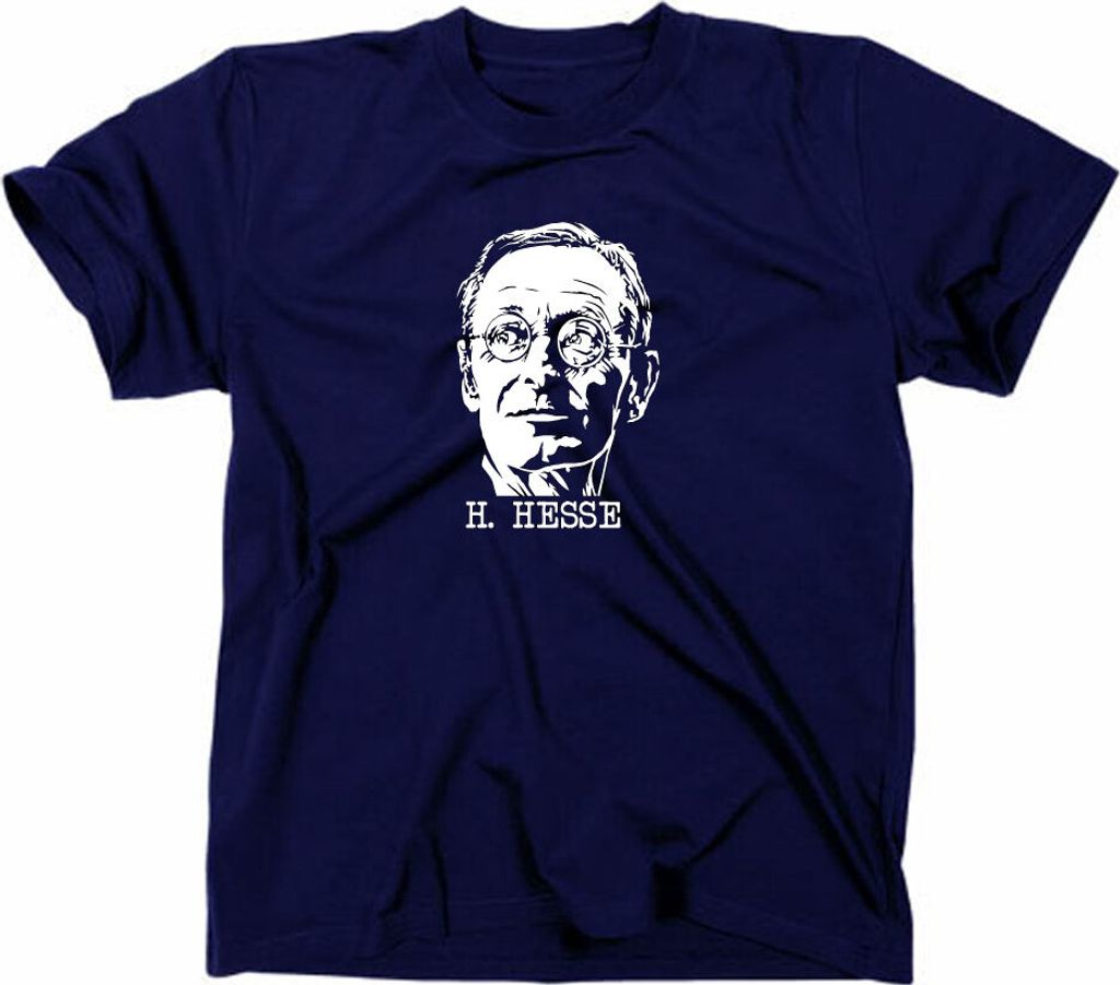 Styletex23 T-Shirt Hermann Hesse, navy, L
