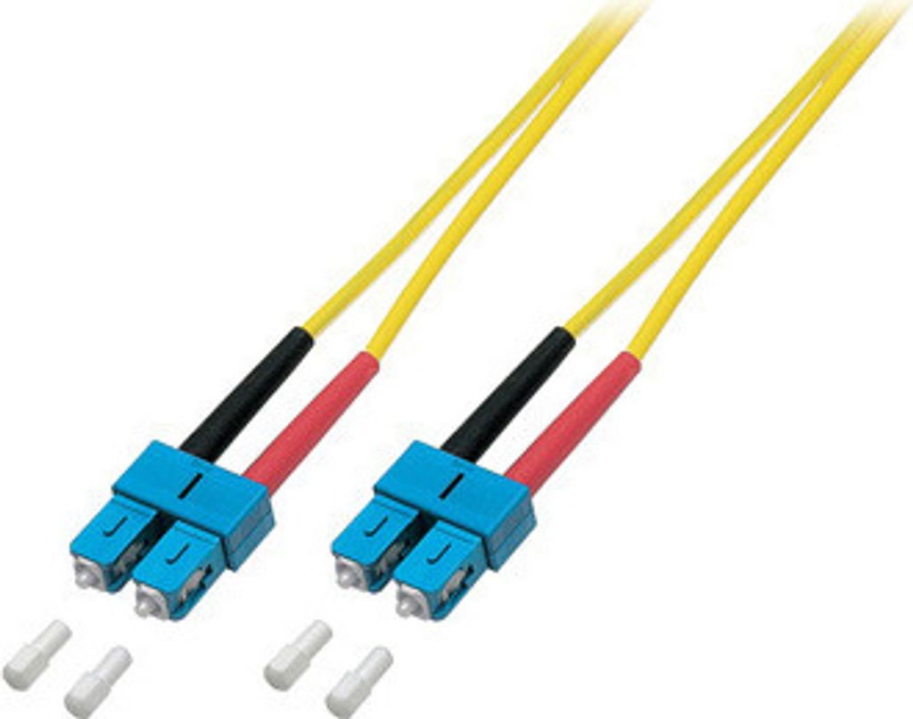 EFB Duplex Jumper SC-SC 9/125, OS2, LSZH, gelb, 3.0mm, 2m