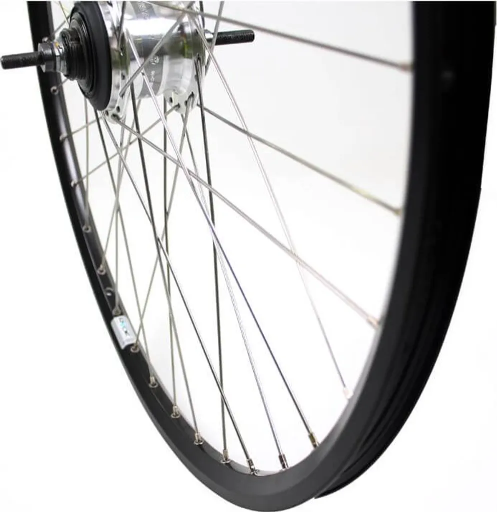 Roue Arrière Roland 28 Pouces Nexus 7 RB ZAC2000 Noir Acier Inoxydable