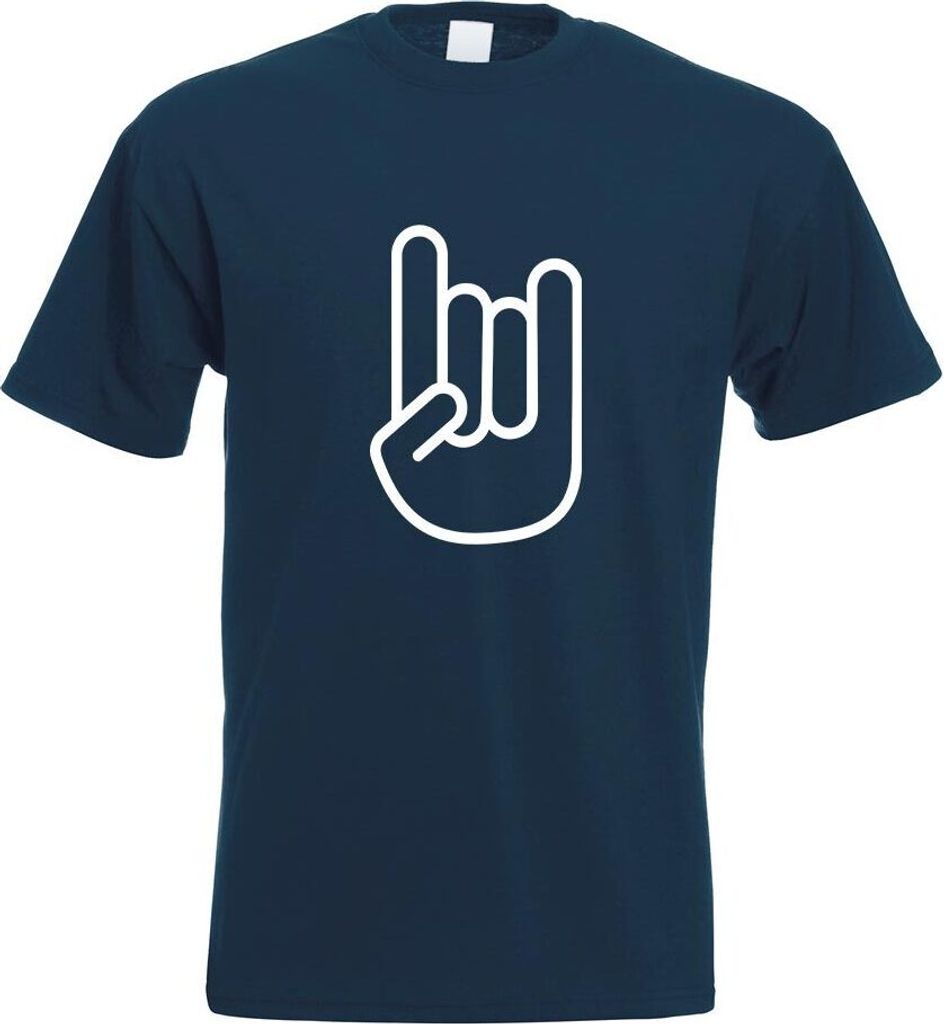 Kiwistar - T-Shirt - Navy - The Heavy Shocker Motiv Bedruckt Funshirt Design Print - mit Motiv Bedruckt - Funshirt Design - Sport - Freizeit - Herr...