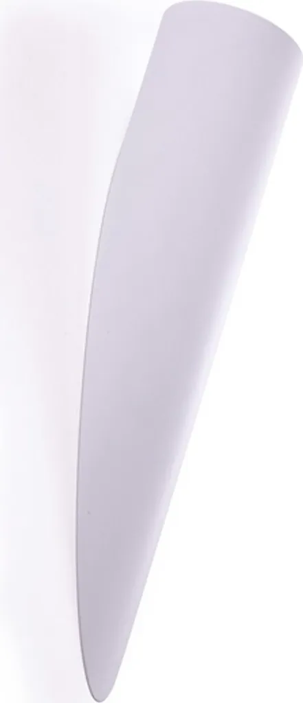 Applique LED 5W blanc chaud Barro au design minimaliste blanc épuré