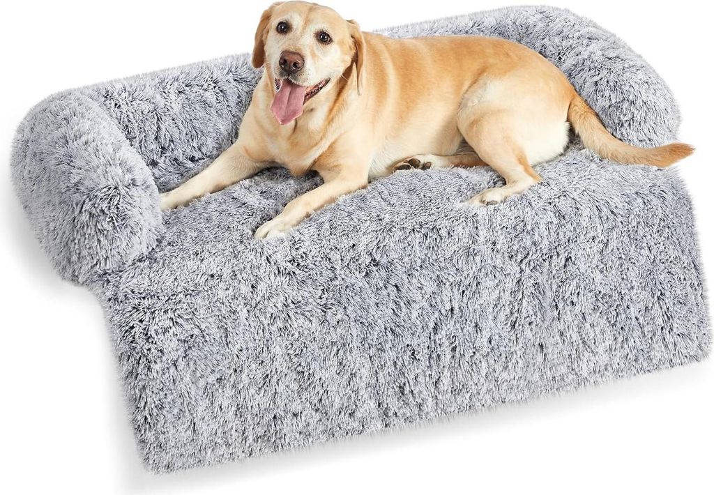 Hundebett Plüsch, Hundedecke Sofa, Sofaschutz Hund, Produktbild 