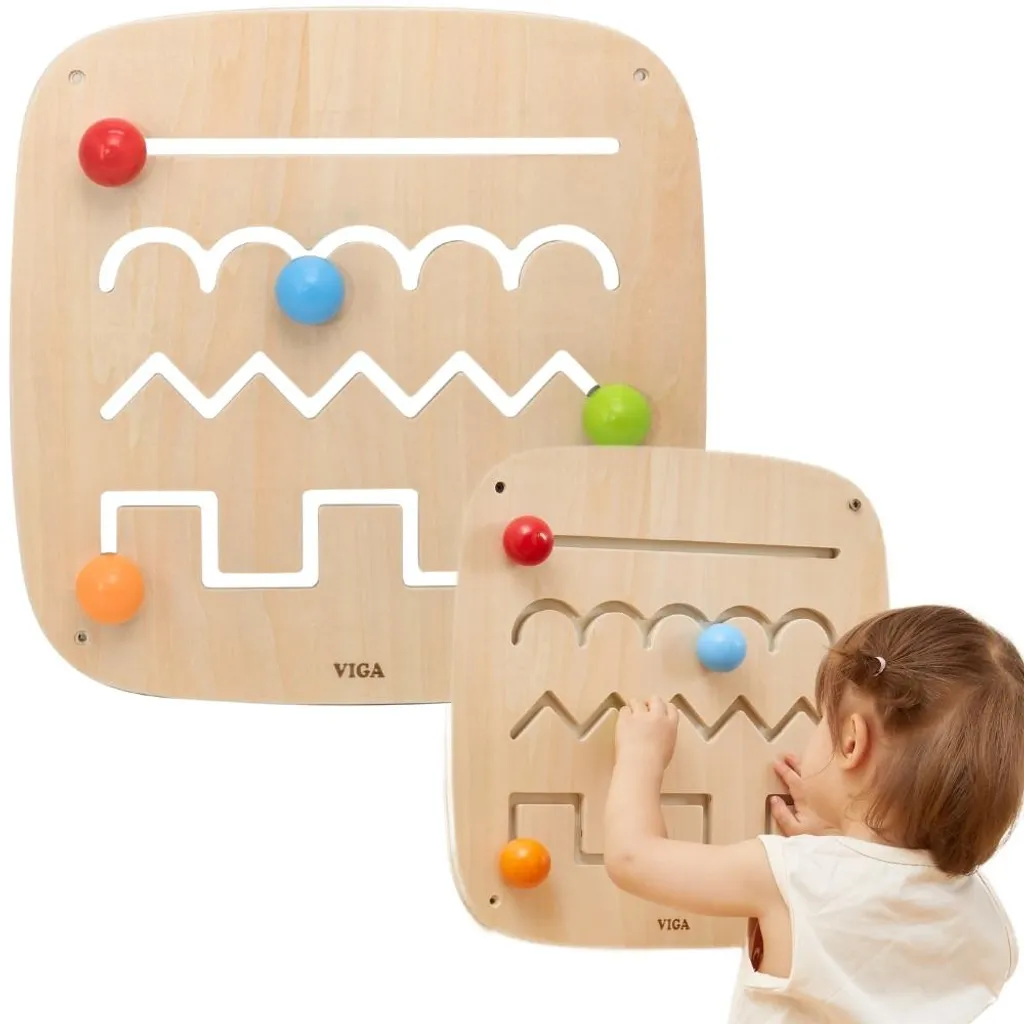 Tableau de manipulation Montessori pour développer la motricité fine