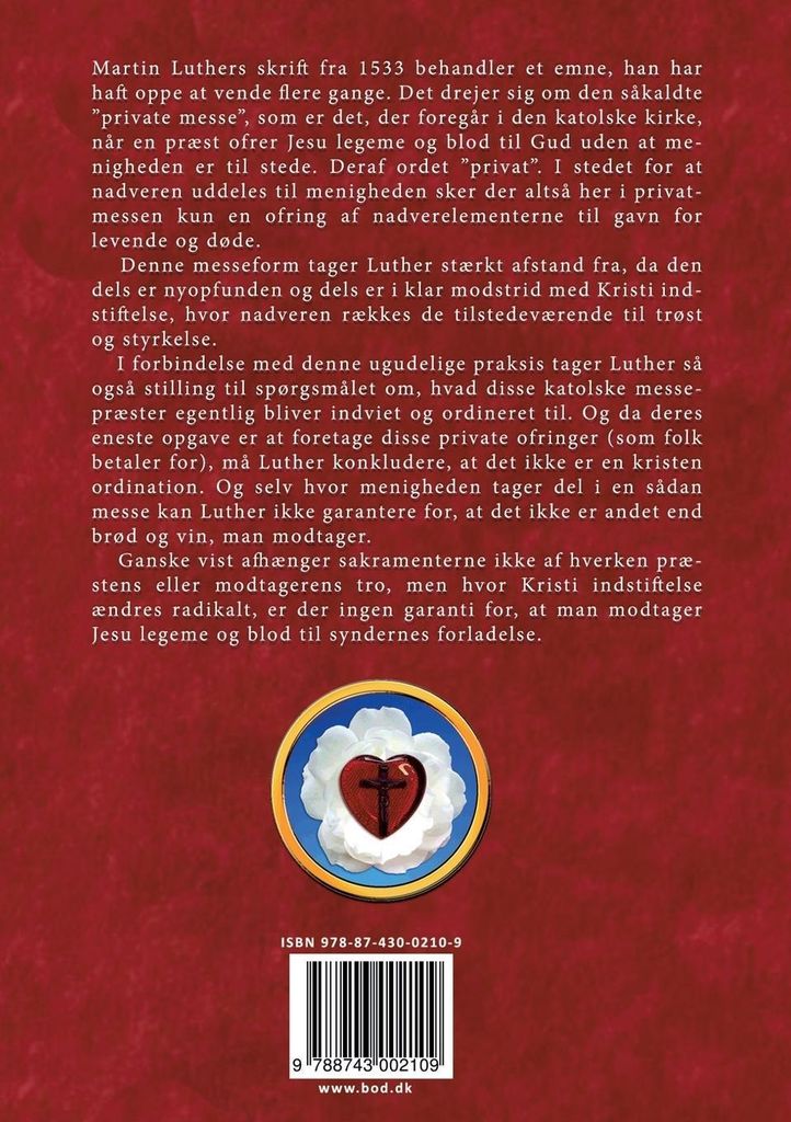 Martin Luther - Privatmesse og præstevielse
