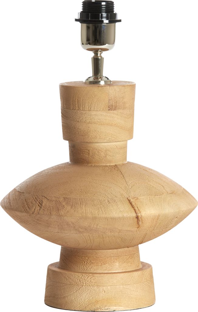 Light & Living - Lampensockel FIERA - Ø23x25cm - Braun