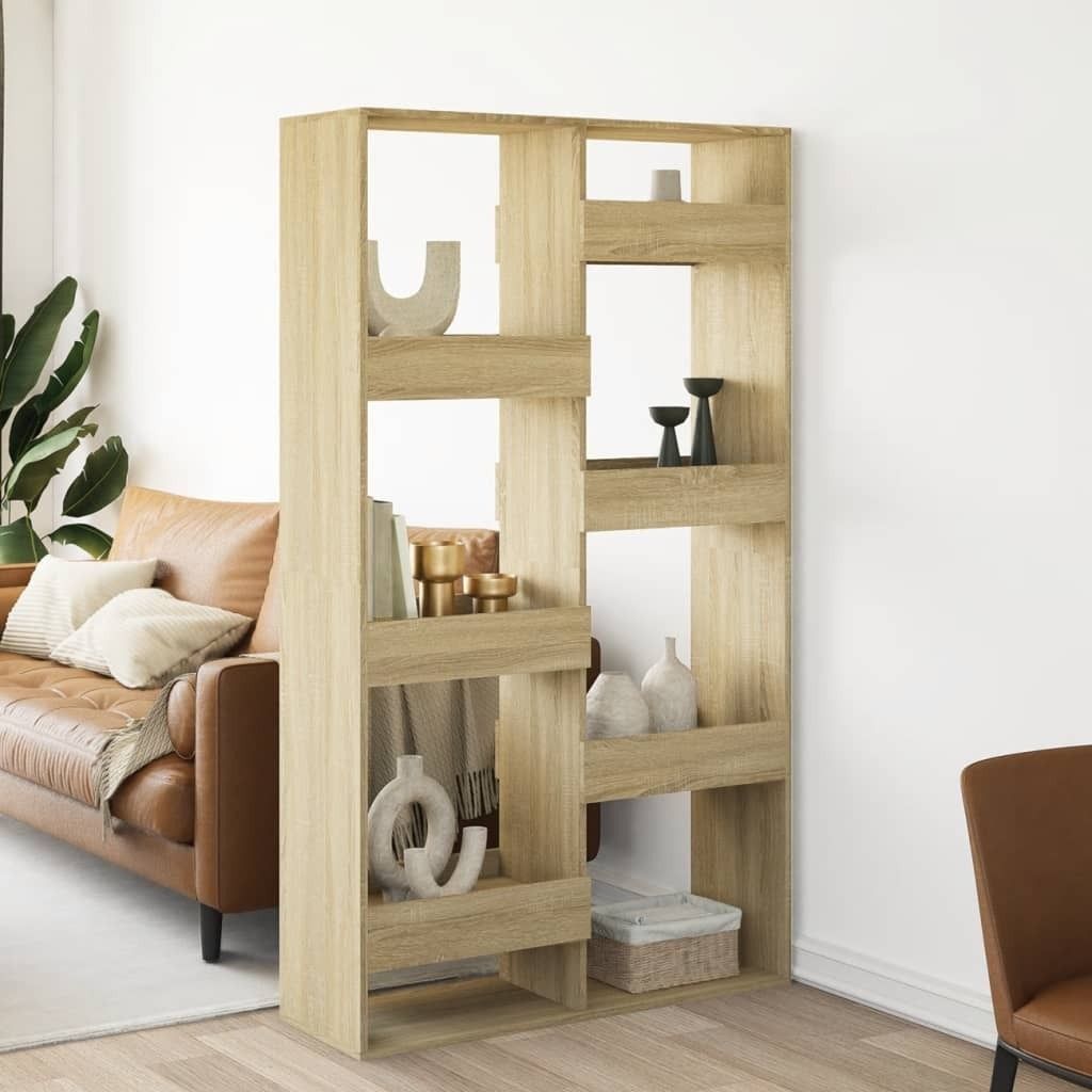Maison Exclusive - Raumteiler Sonoma-Eiche 100x33x175 cm Holzwerkstoff