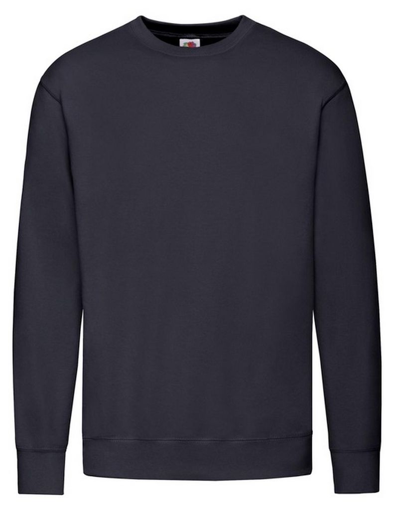 Fruit of the Loom - Sweatshirt für Herren angesetzte Ärmel FK1988 (M) (Marineblau)