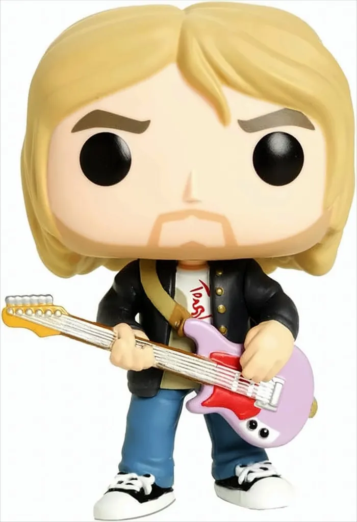 Cadeau idéal fan de Nirvana : Kurt Cobain Funko Pop Rocks Musique