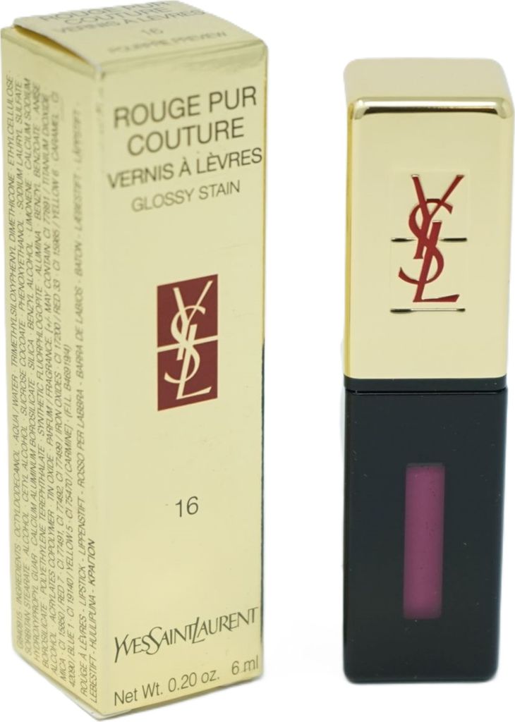 Yves Saint Laurent Rouge pur Couture Vernis á Levres Lippenstift 16 Pourpre Preview