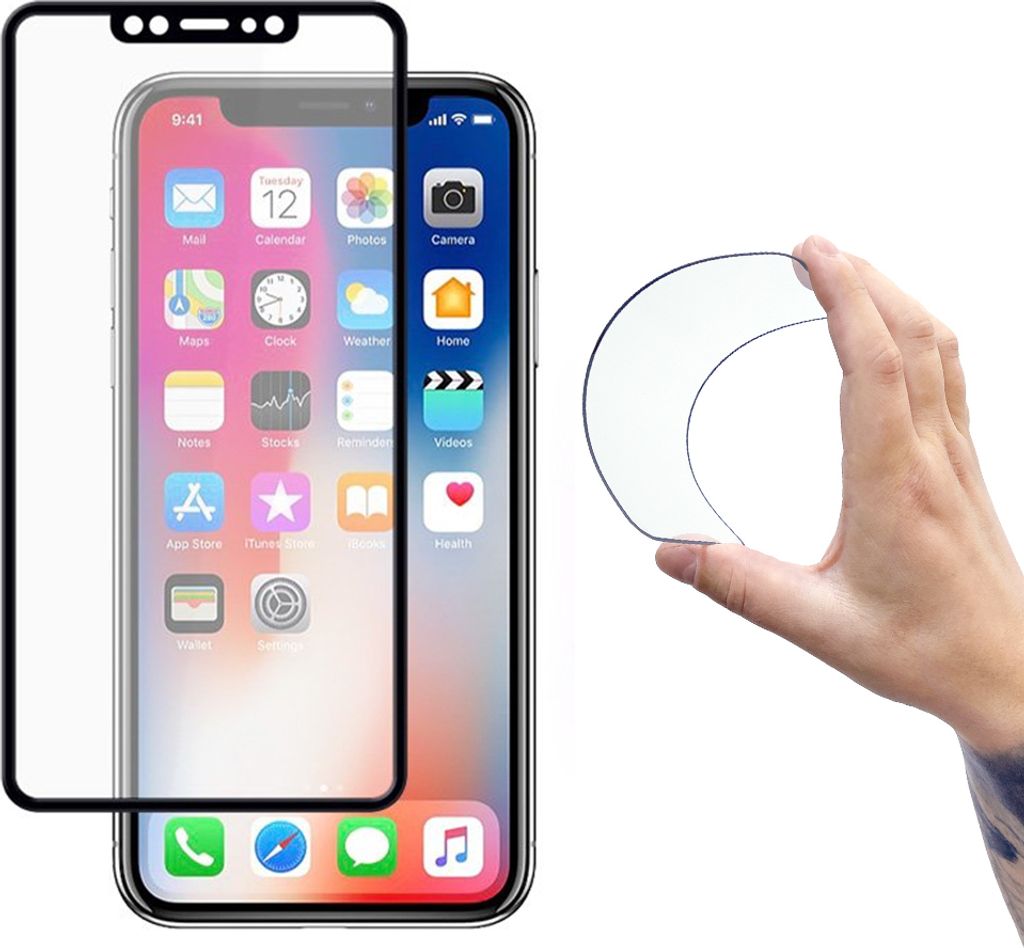 Wozinsky Tempered Glas für iPhone X/XS/11 Pro - Schwarz Produktbild 