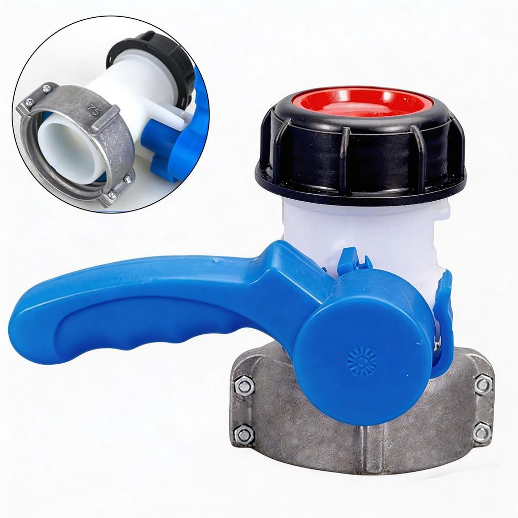 Kugelhahn für IBC Adapter – Container Klappenhahn DN50 (75 Produktbild 