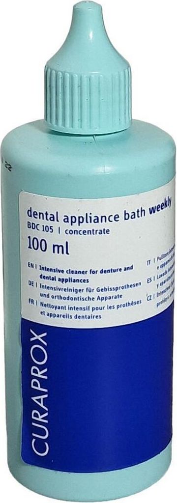 Curaprox Weekly BDC 105 Liquid 100ml + GUM Prothesenbürste