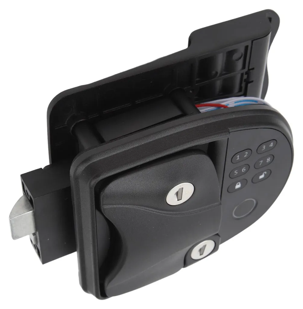 Serrure électronique à clavier et télécommande pour porte de cellule
