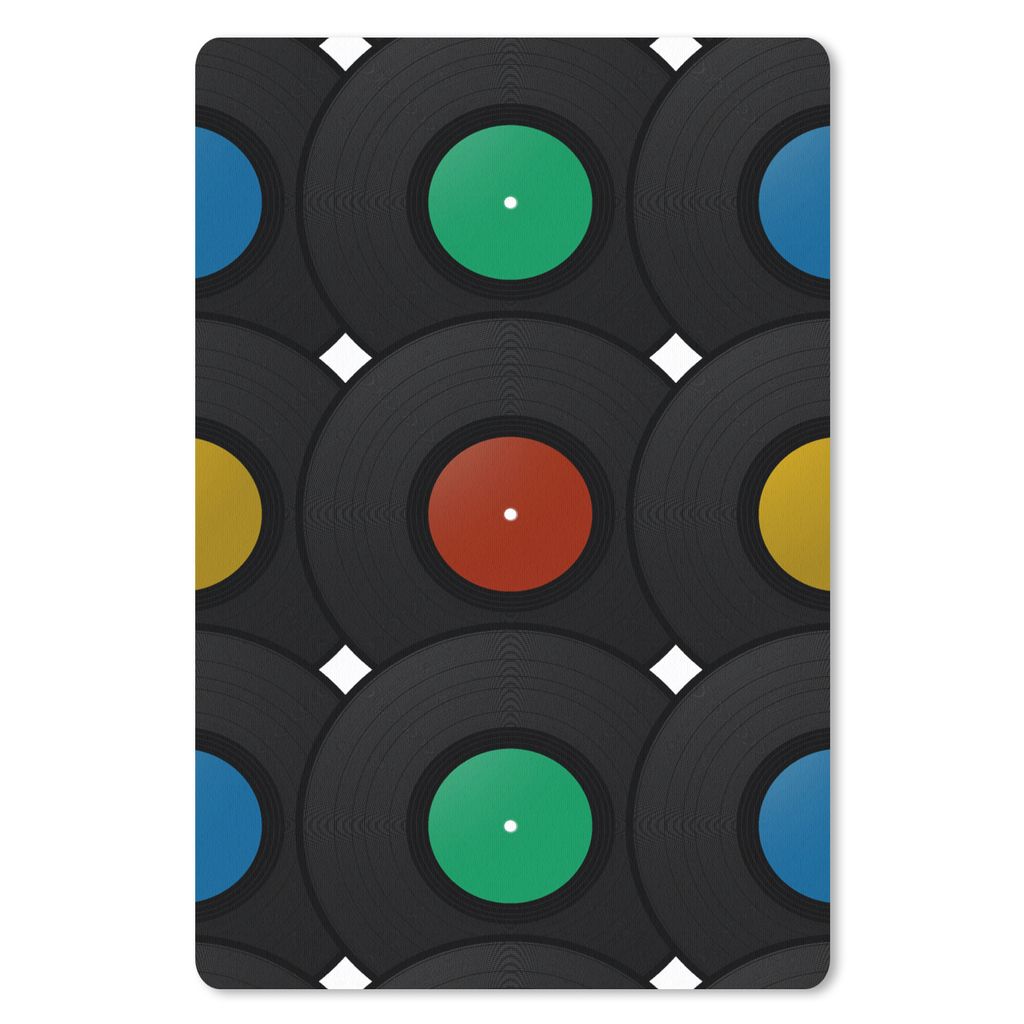 MuchoWow Mauspad Mousepad Tafeln - Musik - Muster 18x27 cm - Mousepads - Maus Mat - Pad - Mausunterlage