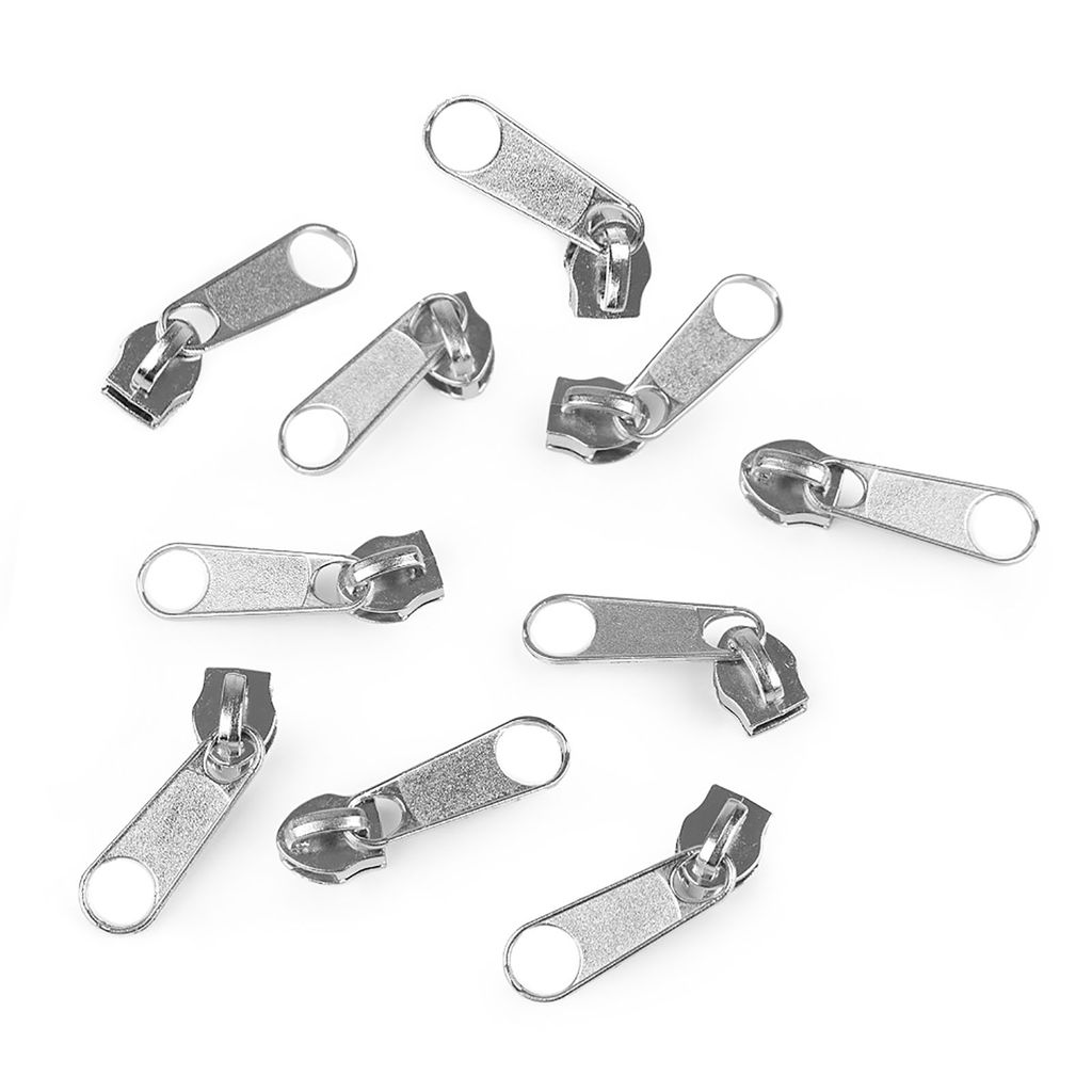 85er Reißverschluss Reparatur Kit Metall Zipper Schieber Zip Repairset+Zange DE 