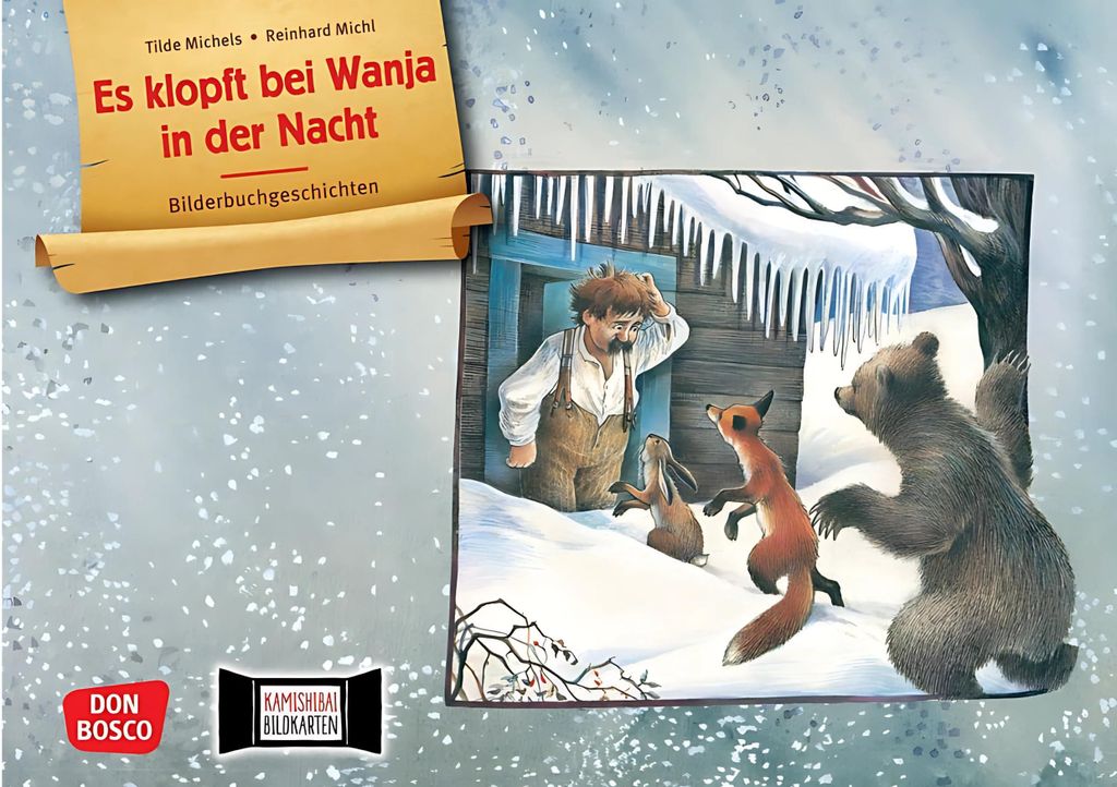 Es klopft bei Wanja in der Nacht. Kamishibai Bildkartenset.