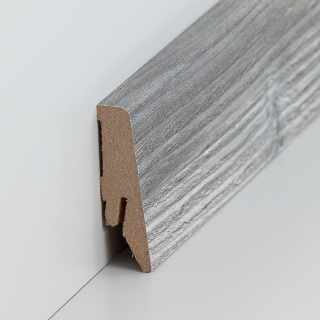 Fußleisten / Sockelleisten "Coburg" (MDF foliert / 718.5822) - Ganges Eiche