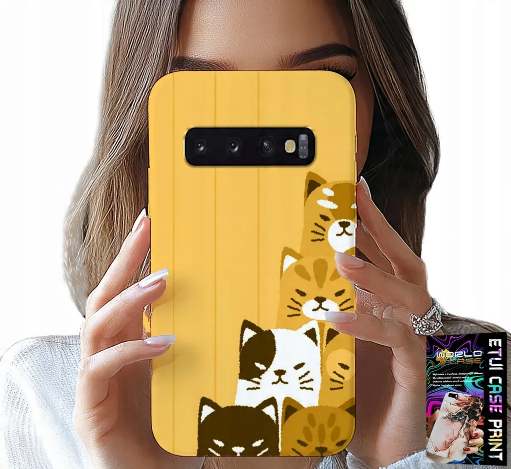 Custodia Per Samsung Galaxy S10 - Love Cat, Disegni Con Gatti, Custodia + Pellicola