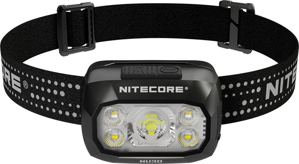 Nitecore NU30, Hoofdlamp, Zwart, Polycarbonaat (PC), Productafbeelding 