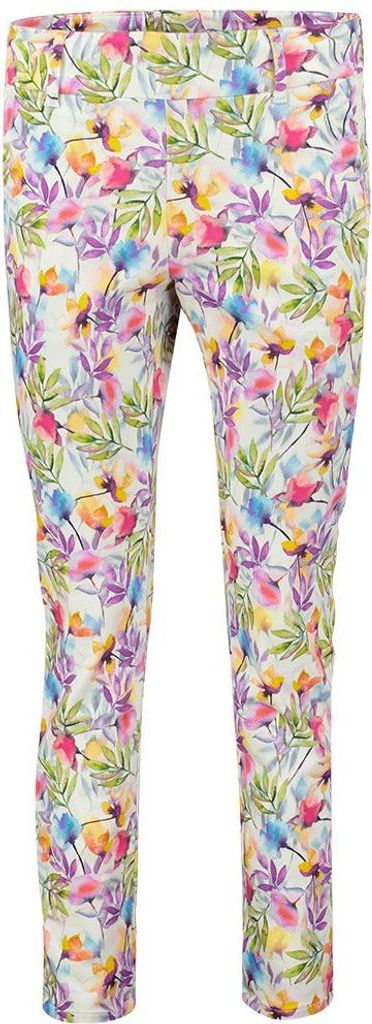 Alberto Lucy-cr Summer Flowers Wr Hosen Mehrfarbig 36 Damen Mehrfarbig 36