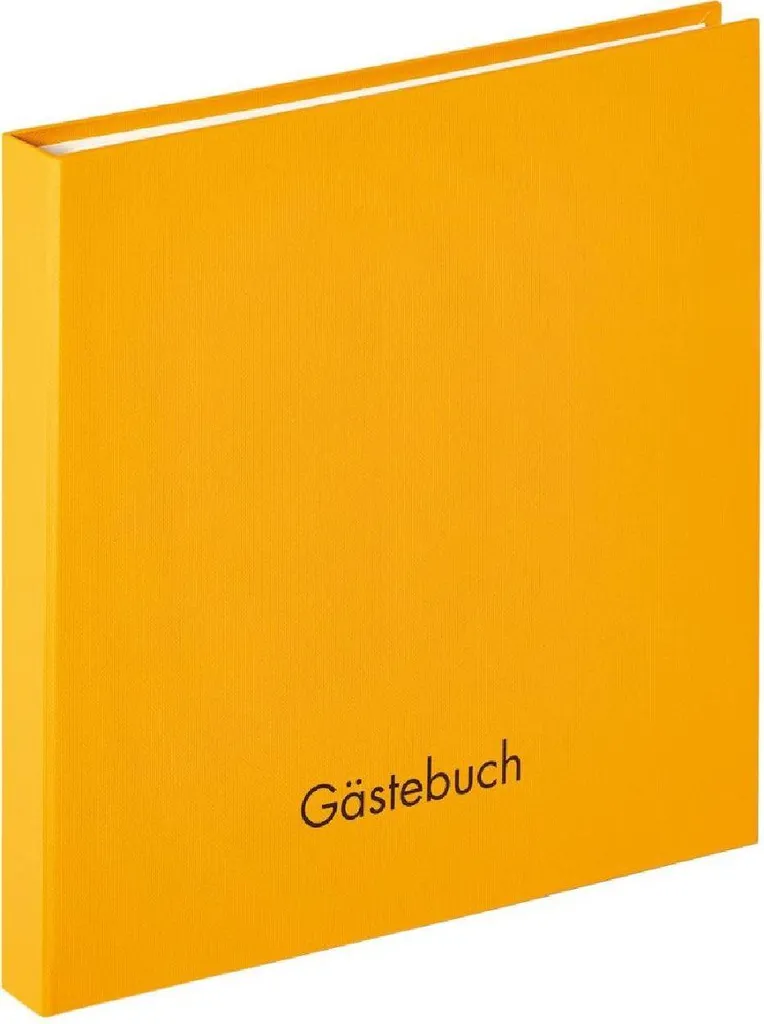 Walther Guestbook Fun Giallo 26x25 cm 50 Pagine Bianche - Acquista