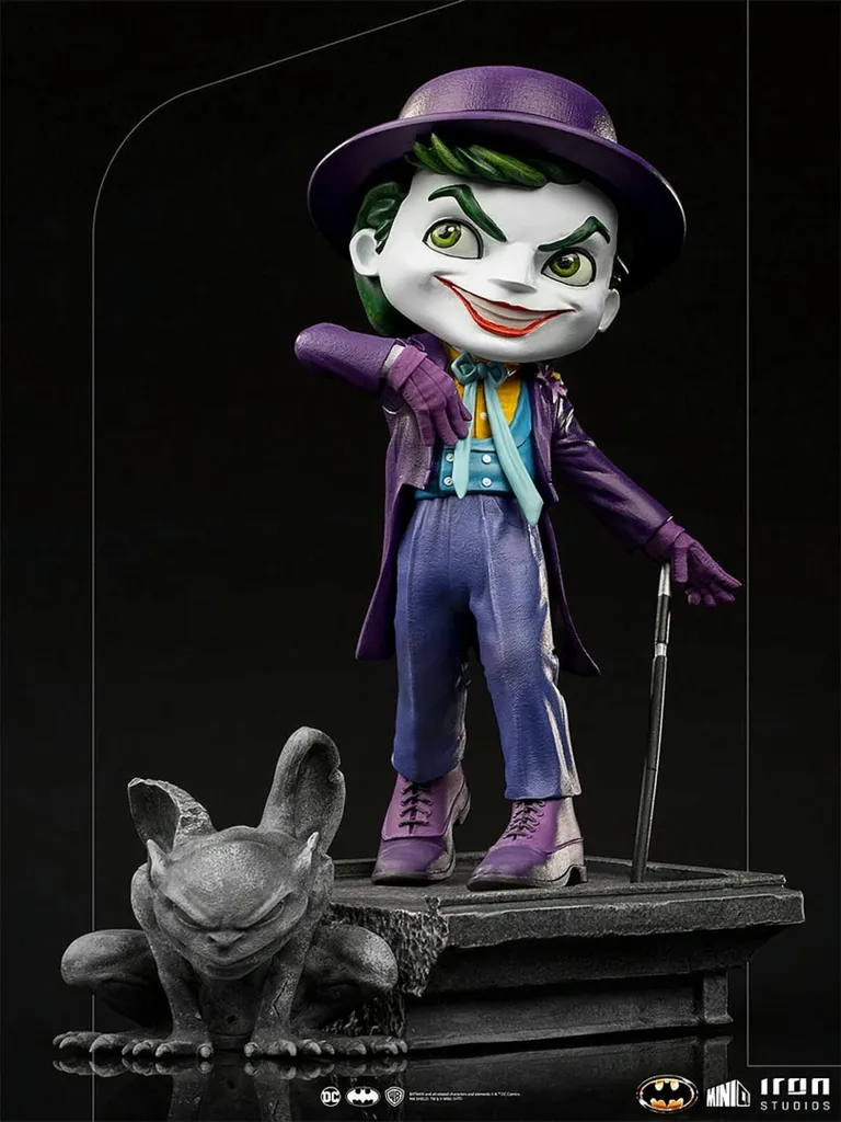 Statuette Joker 1989 MiniCo 17 cm - Objet de Décoration Geek DC Comics