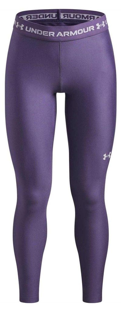 Under Armour - Leggings für Mädchen , Training GT15388 (140) (Violett/Weiß)