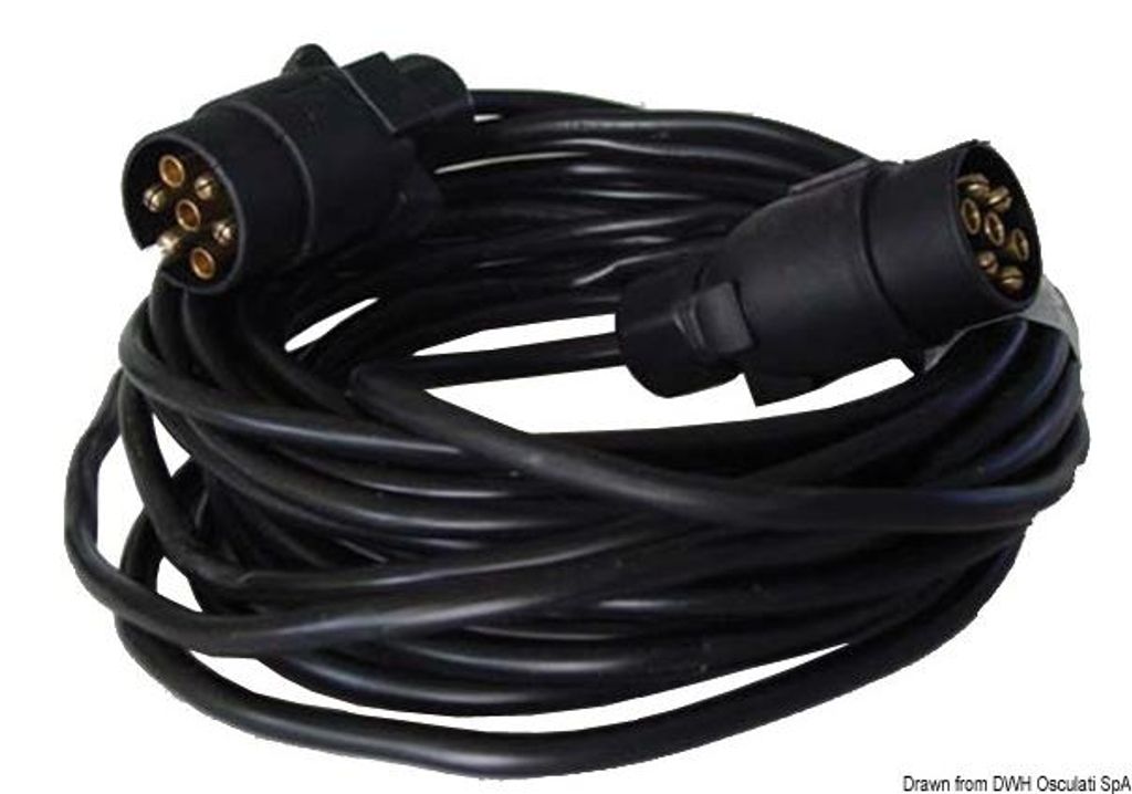 Cable de extensión para enganche de 7 metros, con 2 Imagen del producto 