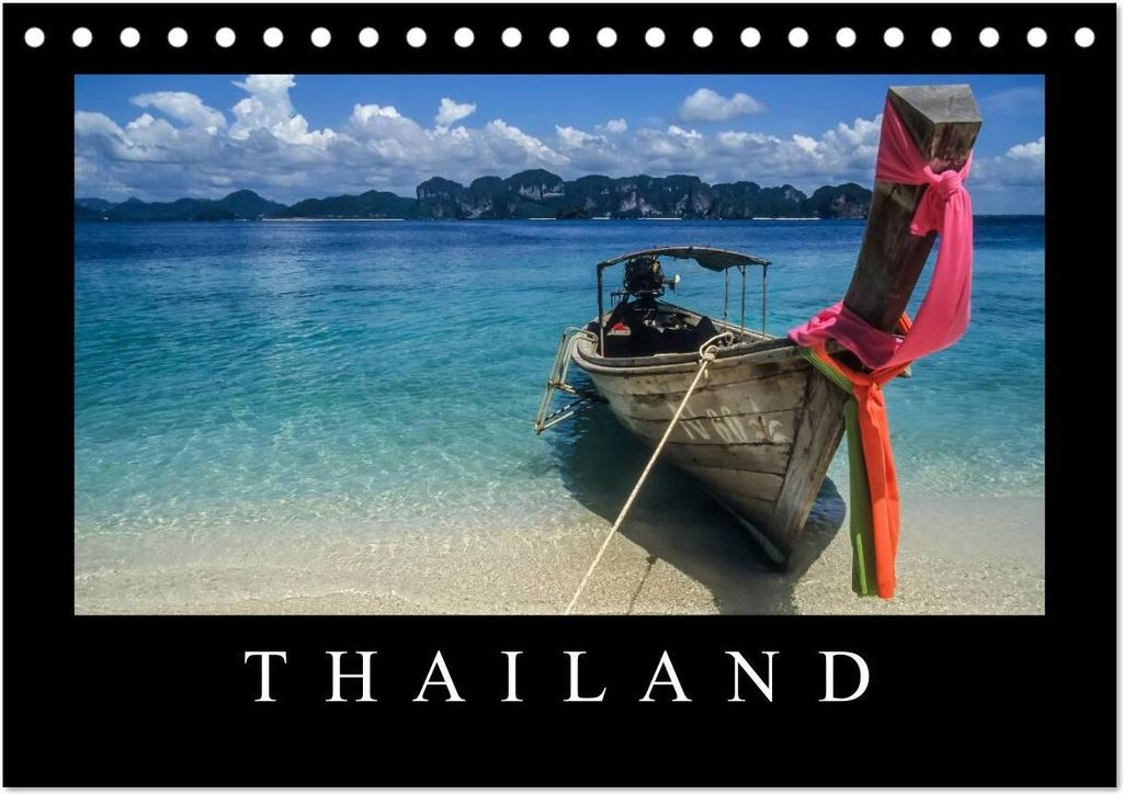 Thailand - Traumstrände und Tempel (Tischkalender 2026 DIN A5 quer), CALVENDO Monatskalender
