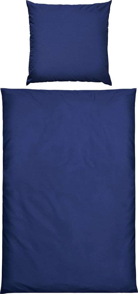 REDBEST Bettwäsche Boston" dunkelblau 1x 155x220 cm + 1x 80x80 cm"