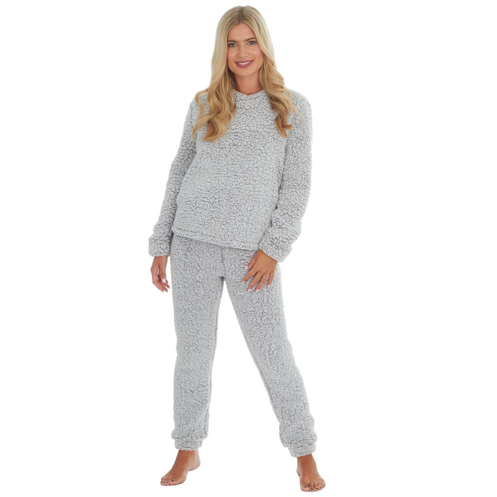 Rose FEMME Pantalon large en lin mélangé à rayures et taille élastique