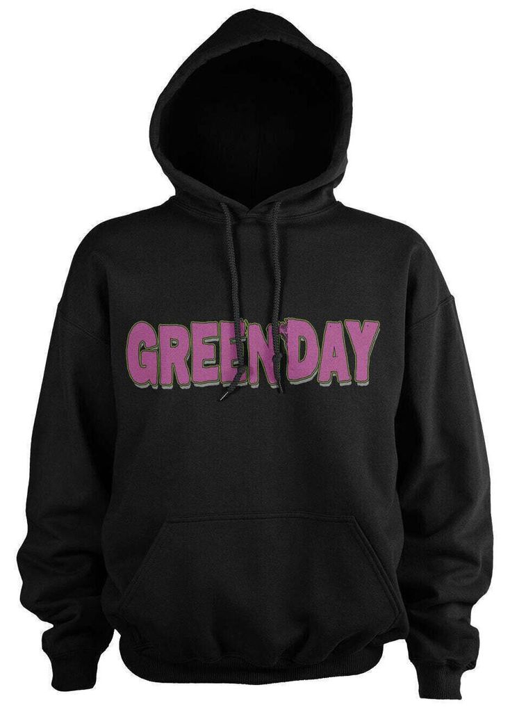 Green Day No Brains Black M Hoodie