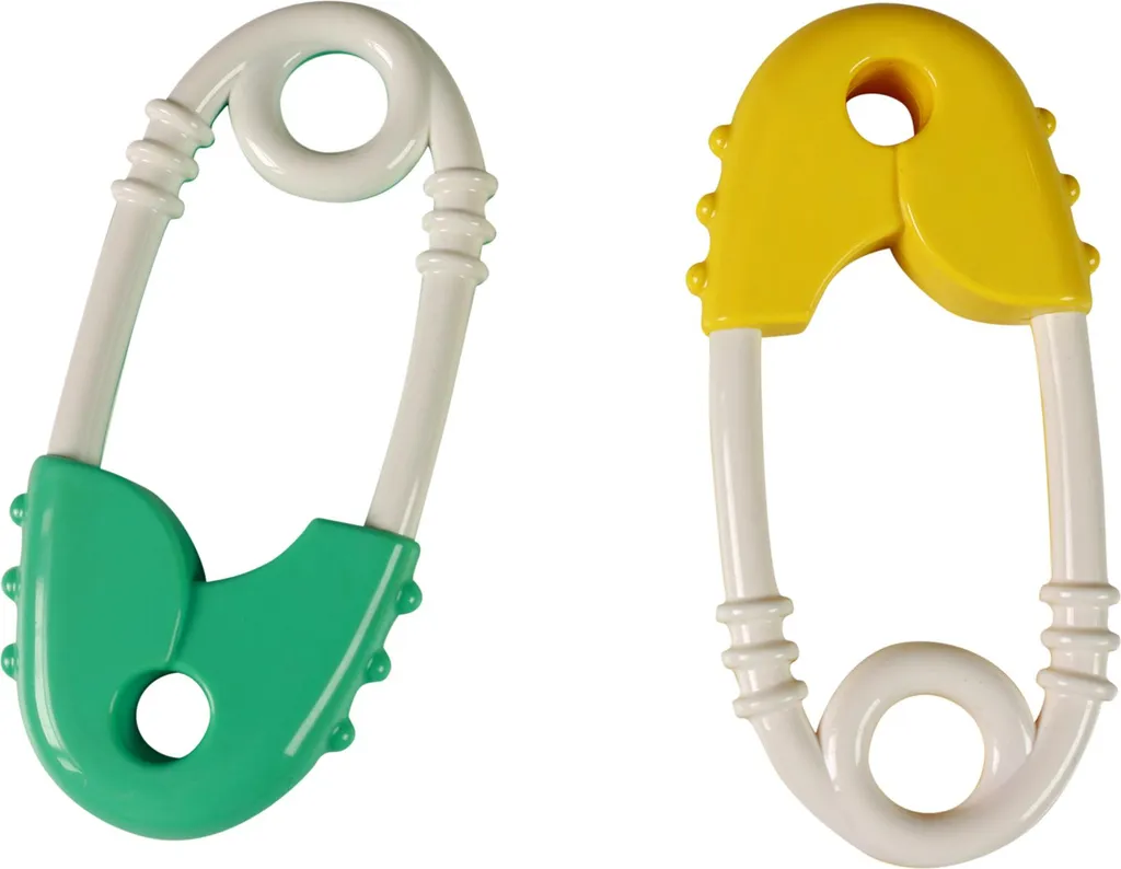 Hochet épingle à nourrice coloré multicouche - Stimulation sensorielle