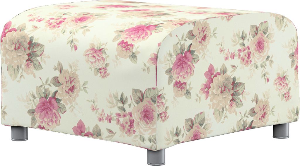 Dekoria Bezug für Klippan Hocker, beige- rosa, Husse, Produktbild 