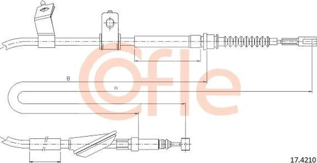 Câble de Frein à Main pour Entretien Honda Accord - Remplacement OE 47510