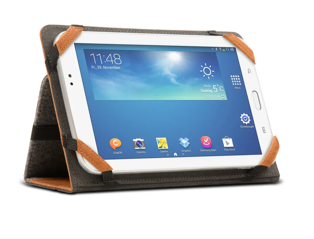 Cover Tablet 7" Speedlink SENTEA SL-7040 Grigio Marrone Design Legno - 3